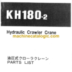 Hitachi KH180-2 Parts Catalog