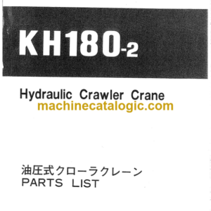 Hitachi KH180-2 Parts Catalog