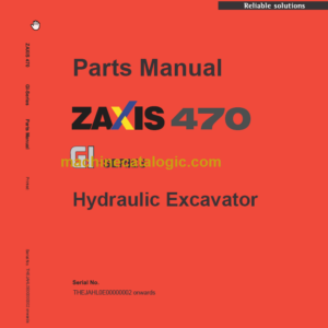 Hitachi ZAXIS470 GI-SERIES Hydraulic Excavator Parts Catalog