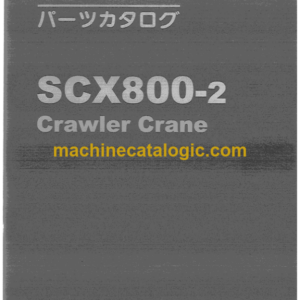 Hitachi Sumitomo SCX800-2 Crawler Crane Parts Catalog