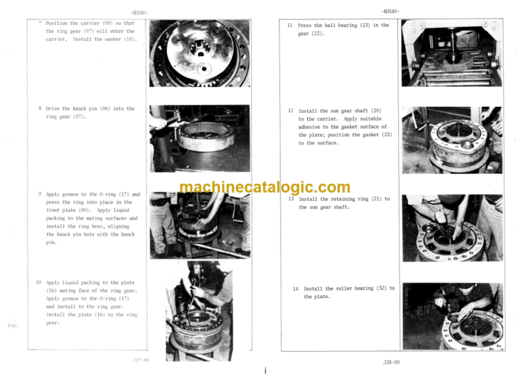 Hitachi KH180 Service manual