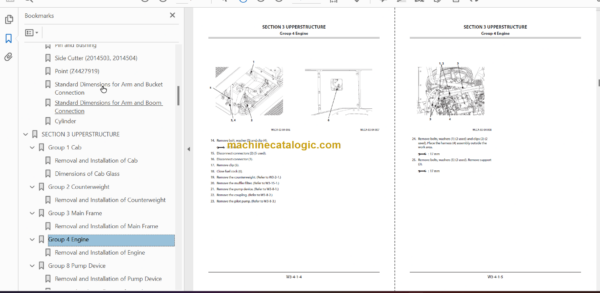 Hitachi ZX220W-5B Technical and Workshop Manual