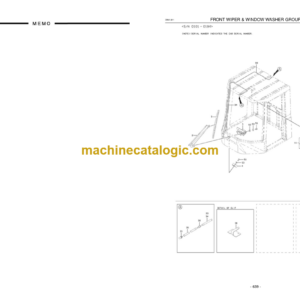 Hitachi ZW370-G Wheel Loader Parts Catalog