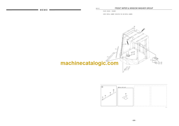 Hitachi ZW370-G Wheel Loader Parts Catalog