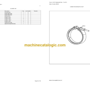 Hitachi EX200LC Super EX210LC Super Engine Parts Manual