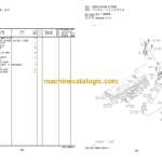 Hitachi ZW550-6 Wheel Loader Engine Parts Catalog (6WG1-XAWB02-5)