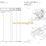 Hitachi ZW550-6 Wheel Loader Engine Parts Catalog (6WG1-XAWB02-5)