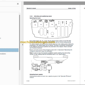 SANDVIK DD420-60C Operator’s Manual Serial No. 107D113709-1