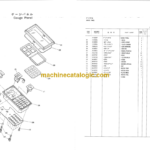 Hitachi KH180-3 Hydraulic Crawler Crane Parts List Serial No.0703-