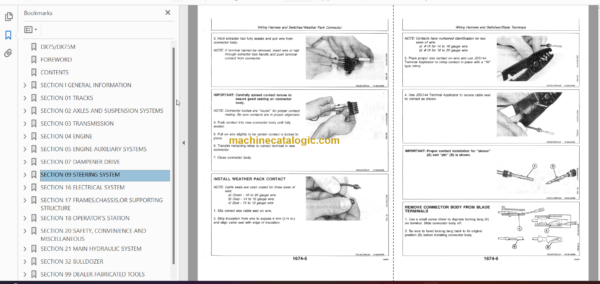 Hitachi DX75 DX75M Bulldozer Workshop Manual