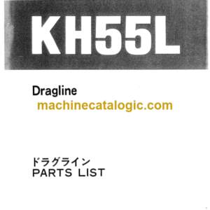 Hitachi KH55L Parts Catalog Serial No.0119-