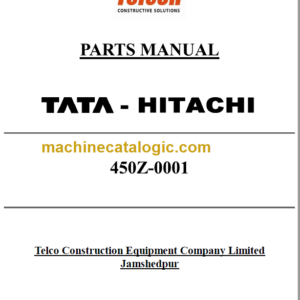 TATA Hitachi 450Z Parts Catalog