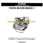 Hitachi V2203-M-E2B-BHHC-1 Parts Catalog