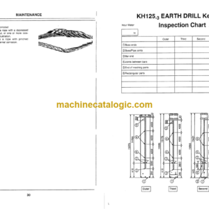 Hitachi KH125-3 Earth Drill Service Manual