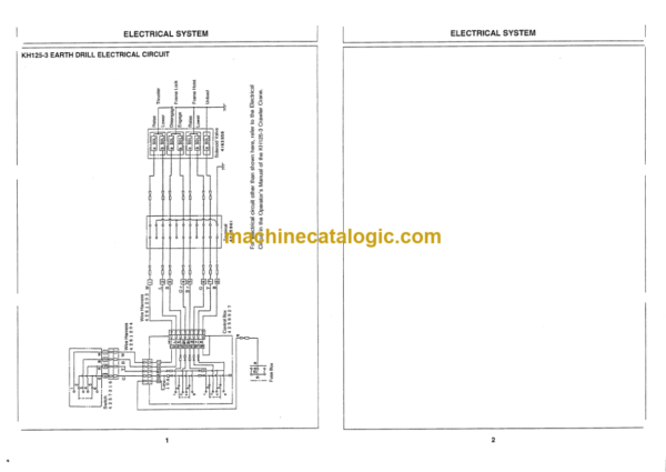 Hitachi KH125-3 Earth Drill Service Manual