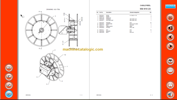 SANDVIK DD420-60C Parts Manual Serial No. 107D113709-1
