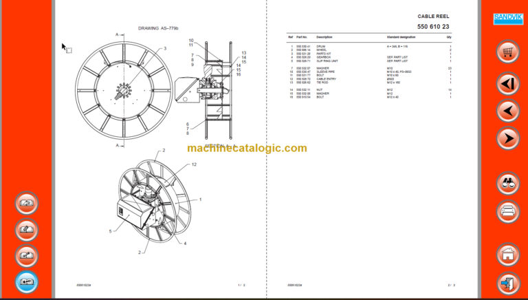 SANDVIK DD420-60C Parts Manual Serial No. 107D113709-1
