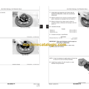 John Deere 844J Loader Repair TM2307 Technical Manual