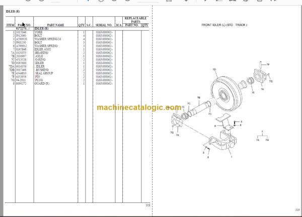 TATA Hitachi 450Z Parts Catalog