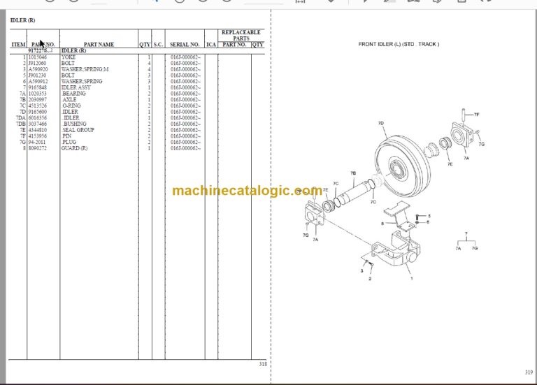 TATA Hitachi 450Z Parts Catalog