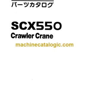 Hitachi Sumitomo SCX550 Crawler Crane Parts Catalog