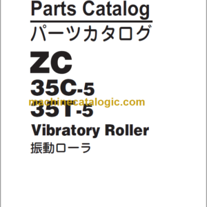 Hitachi ZC35C-5 ZC35T-5 Vibratoy Roller Parts Catalog