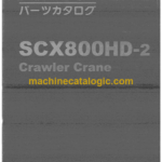 Hitachi Sumitomo SCX800HD-2 Crawler Crane Parts Catalog