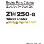 Hitachi ZW250-G Wheel Loader Engine Parts Catalog