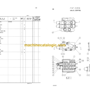 Hitachi KH500-3 Equipment Components Parts Catalog