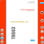 Sandvik TH663 Service and Repair Manual Serial No. T763D102