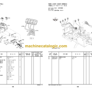 Hitachi ZW180-7 180PL-7 Wheel Loader Parts Catalog