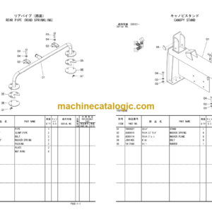 Hitachi CP220-3 Tired Roller (P8UC-1-1) Parts Catalog