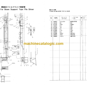 Hitachi KH1000 Crane Option Parts Catalog