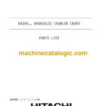 Hitachi KH300-2 Hydraulic Crawler Crane Parts Catalog