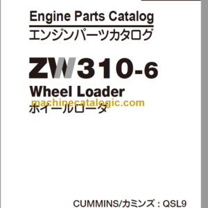 Hitachi ZW310-6 Wheel Loader Engine Parts Catalog