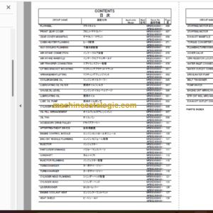 Hitachi ZW310-6 Wheel Loader Engine Parts Catalog