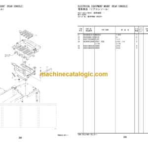 Hitachi ZW370-5B Wheel Loader (PNHEA0-OP1-1) Parts Catalog