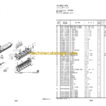 Hitachi ZW220-G Wheel Loader Engine Parts Catalog