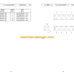 Hitachi Sumitomo SCX1200-3 Bracing List