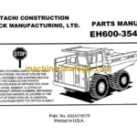 Hitachi EH600-354TD Parts Catalog