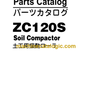 Hitachi ZC120S Soil Compactor Parts Catalog