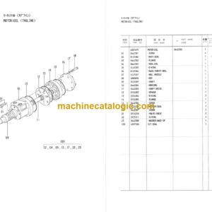 Hitachi KH125-3 Equipment Components Parts Catalog