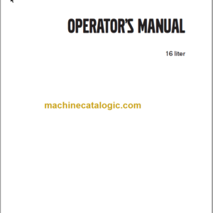 Sandvik TH663 Operator's Manual Serial No. T763D139