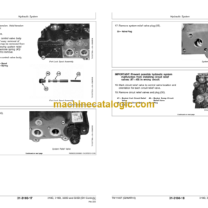 John Deere 318D 319D 320D and 323D Skid Steer Loader Repair (EH Controls) Technical Manual