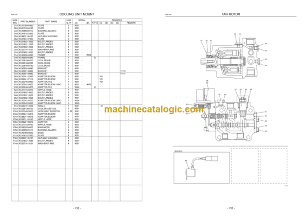 Hitachi ZW330 Wheel Loader Parts Catalog