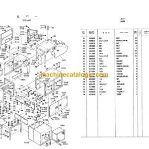 Hitachi KH230-3 Hydraulic Crawler Crane Parts Catalog