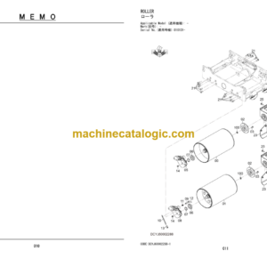 Hitachi ZV550WL Walk-behind Roller Parts Catalog