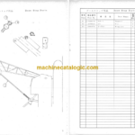 Hitachi KH150-2 40S BOOM SUPPORT TYPE PILE DRIVER Parts Catalog