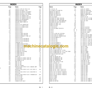 Caterpillar AD55 Underground Articulated Truck Parts Manual