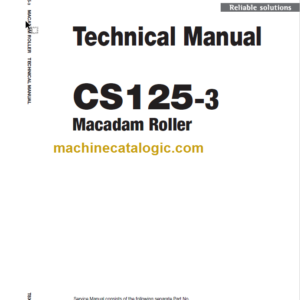 Hitachi CS125-3 Technical Manual